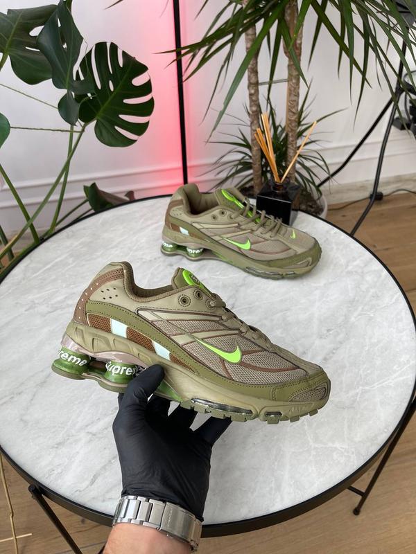 Кроссовки supreme x nike shox ride 2 sp olive — купить в Украине