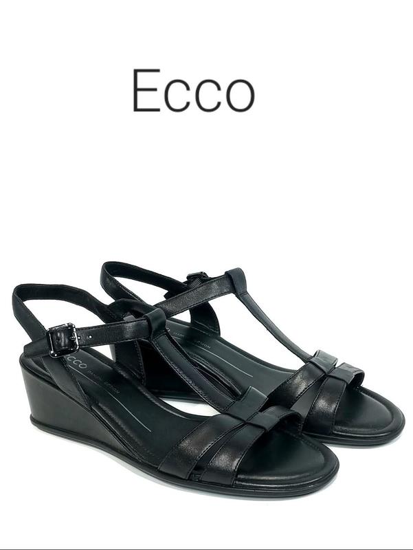 Кожаные женские босоножки ecco оригинал — цена 2200 грн в каталоге ...
