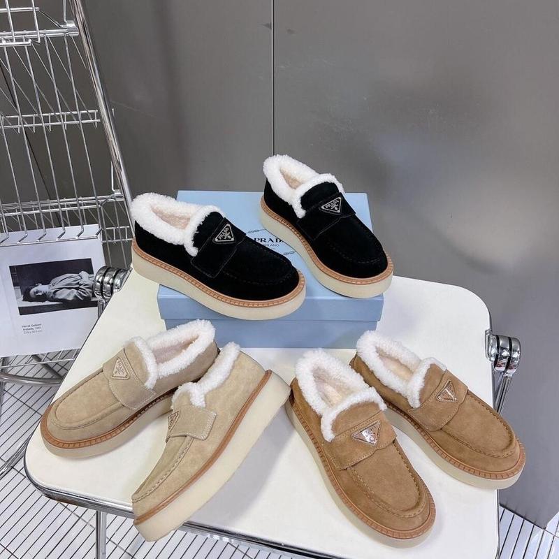 Лофери зимові з утепленням у стилі prada — ціна 3500 грн у