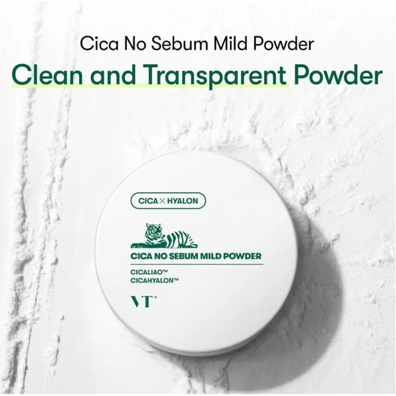 Vt cosmetics cica no sebum mild powder матуюча розсипчаста пудра без ...