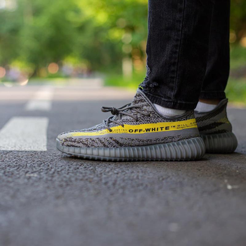 adidas yeezy boost 350 v2 x off white grey yello 1540 51045536