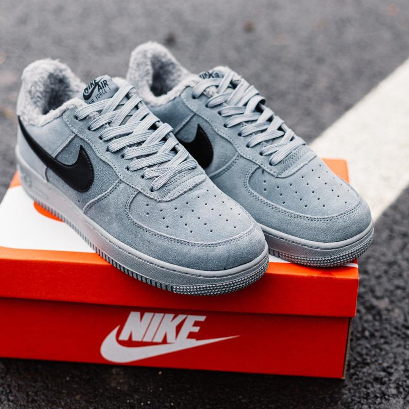 nike air force 1 low grey fur winter 2190