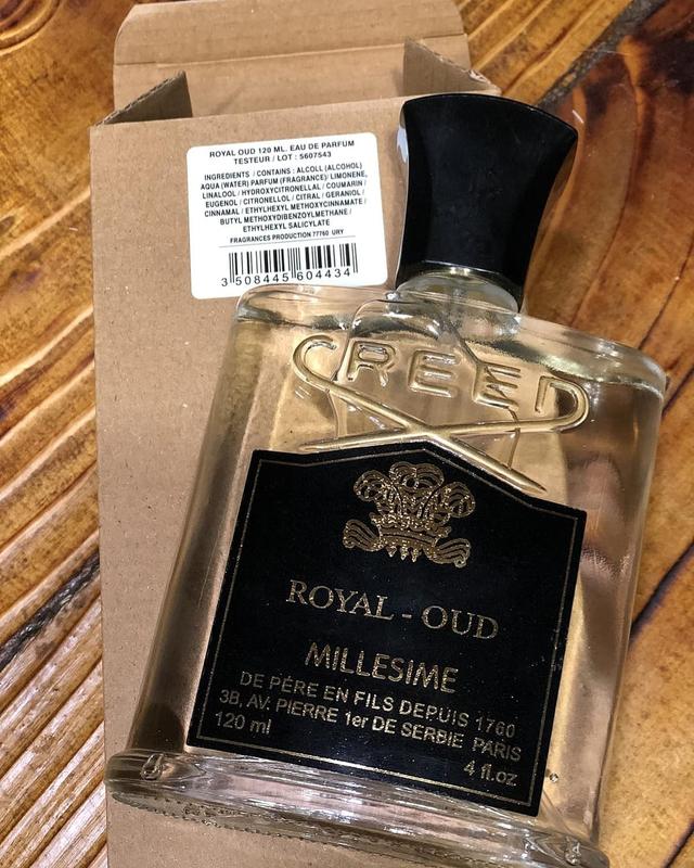 creed royal oud tester