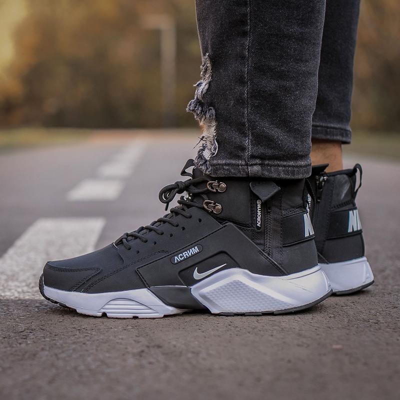 Nike Shoes Navy Air Huarache City Купить Женские Зимние Кроссовки