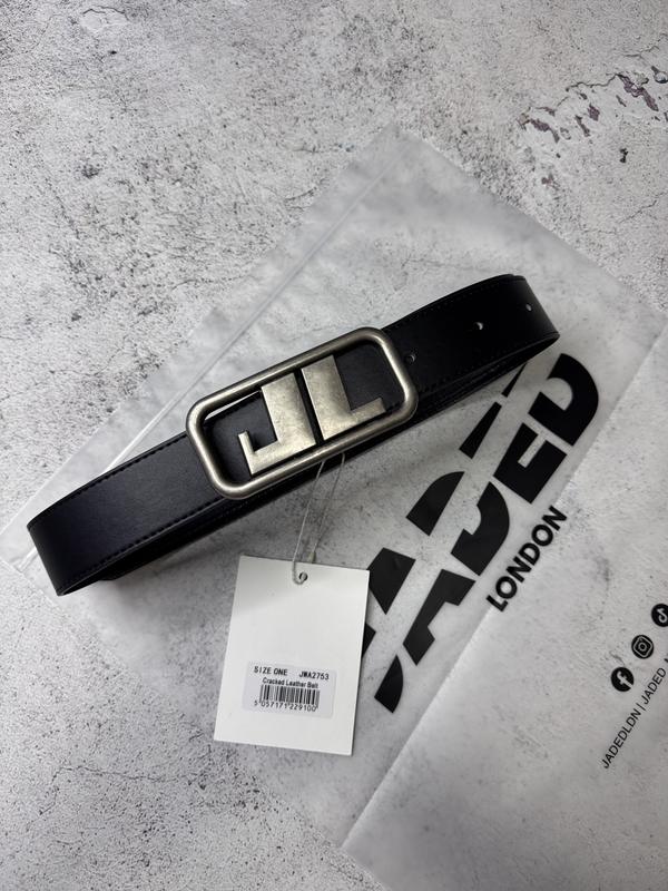 【JADED LONDON】Emblem Leather Belt Shop Emblem Leather Belt | Jaded London | Clothing