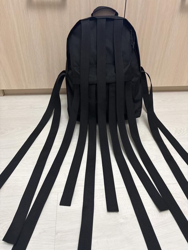 Рюкзак з стрічками ghost backpack zxcursed редан — цена 1350 грн в