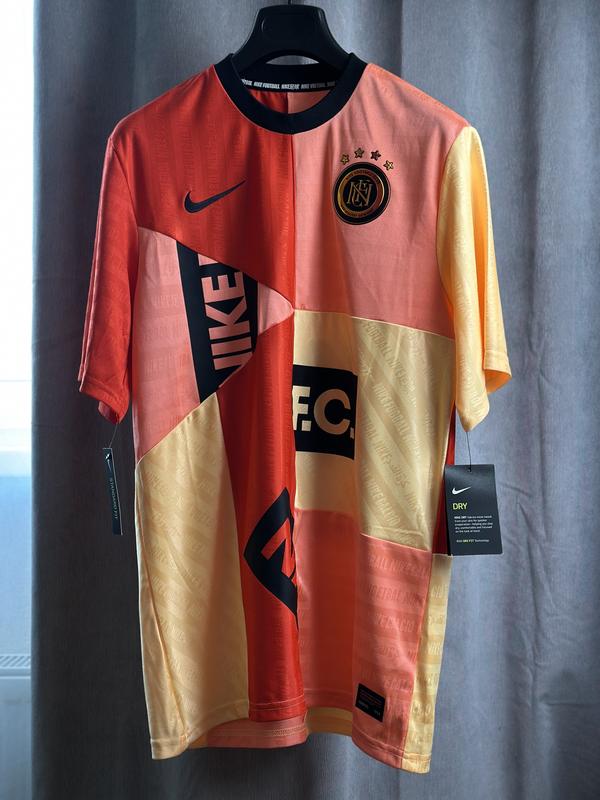 Футболка nike fc home ss shirt peach/orange cj2489-658 — цена 1470
