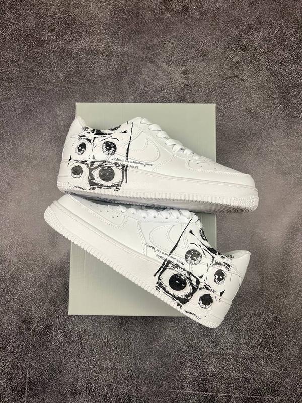 Nike air force 1 x cdg x supreme white — цена 2899 грн в каталоге