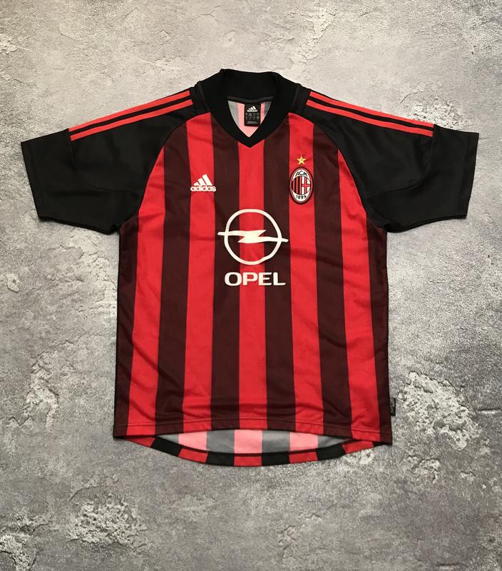 Вінтажна футболка adidas ac milan opel — цена 1999 грн в