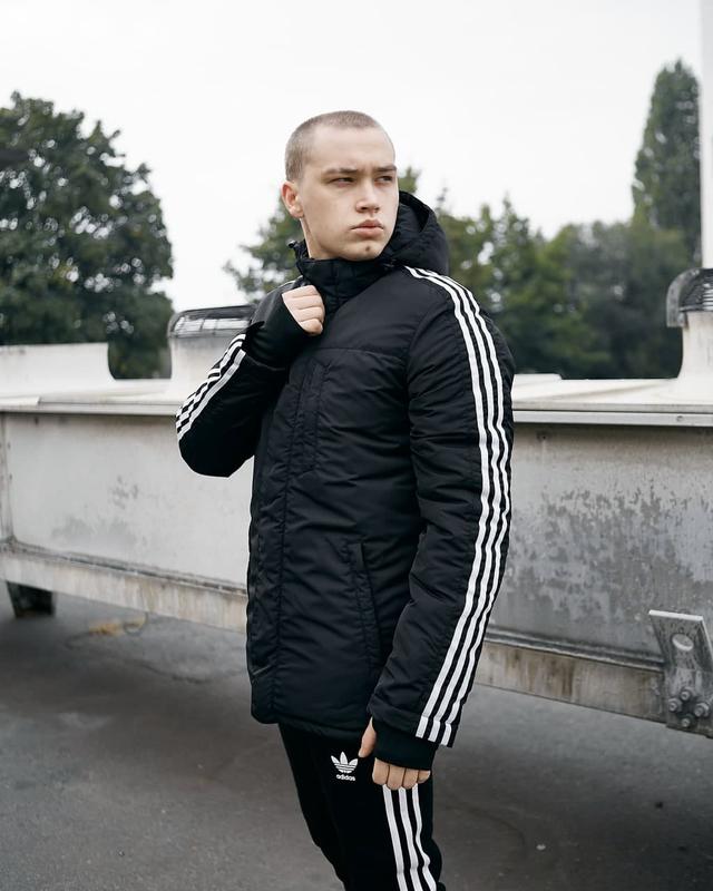 Зимняя парка adidas originals черная, мужская куртка адидас купить украина  ❄️ — цена 1100 грн в каталоге Парки ✓ Купить мужские вещи по доступной цене  на Шафе | Украина #51546010