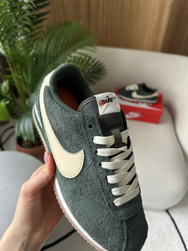 Кроссовки nike cortez vintage green замшевые кроссовки найки