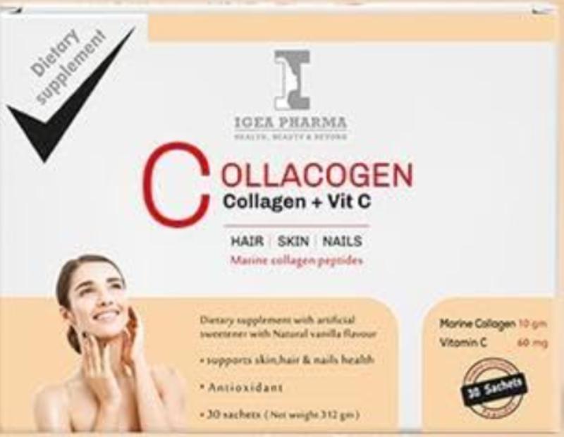 Collacogen + vit c морський колаген та вітамін с для волосся, шкіри та ...