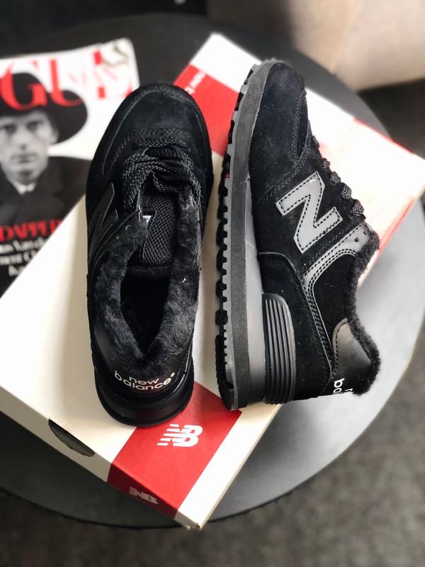 new balance 574 total black
