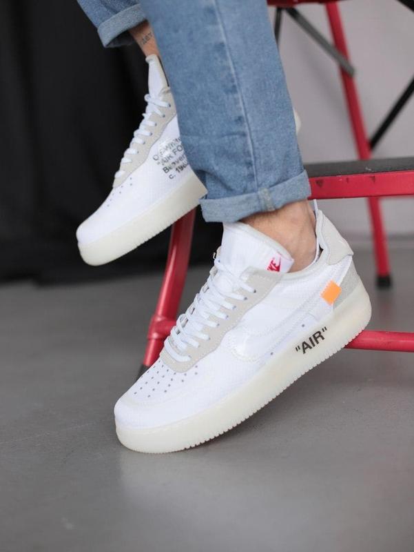 Nike air force 1 2024 x off white white