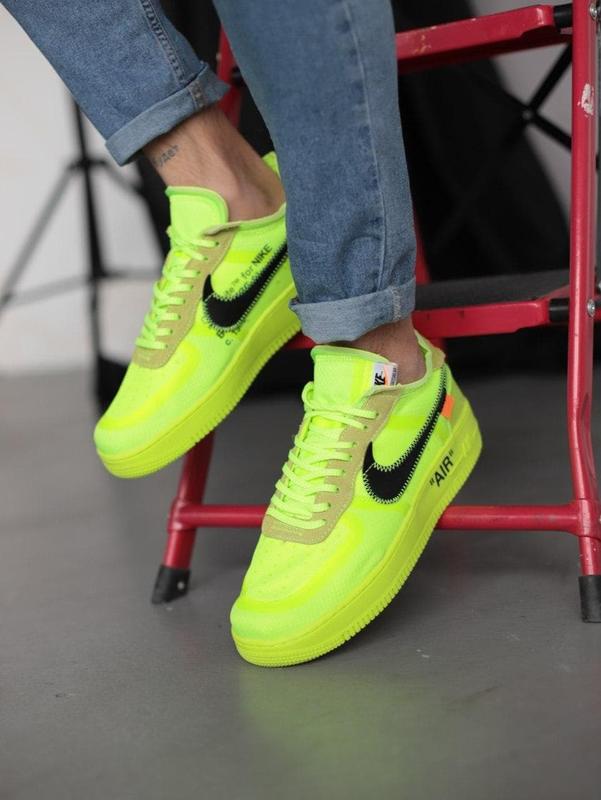 Air force 1s neon sales