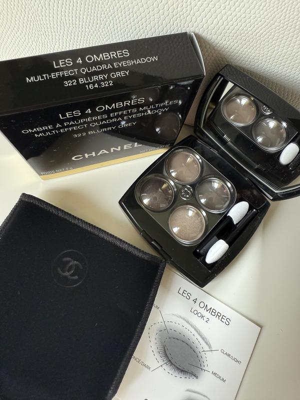 Тіні chanel les 4 ombres multi-effect quadra eyeshadow 322 blurry