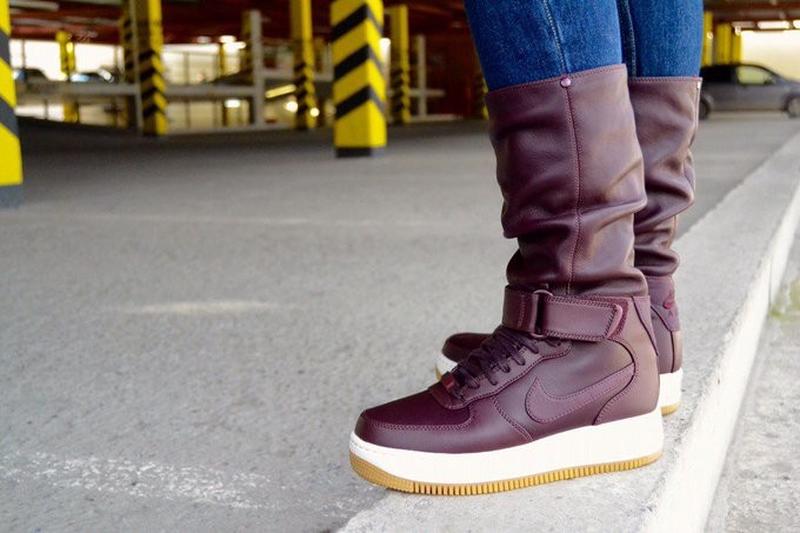 Женские сапоги nike air force 1 upstep warrior burgundy 860522-600 — цена  2500 грн в каталоге Ботинки ✓ Купить женские вещи по доступной цене на Шафе  | Украина #51845958