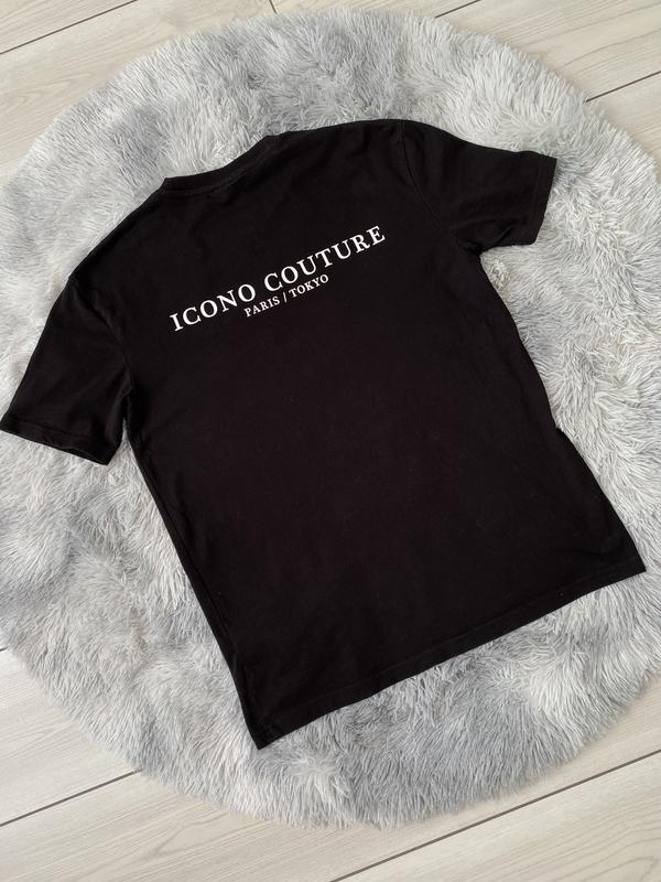 Оригінальна чоловіча футболка icono couture paris|tokyo size xs