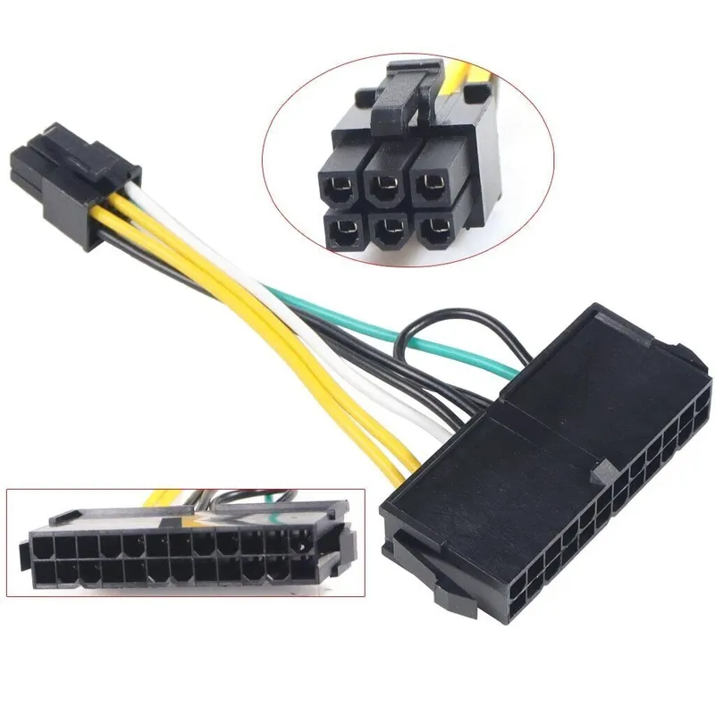 Перехідник c dell 6 pin для блоку живлення atx 24 pin — ціна 120 грн у ...