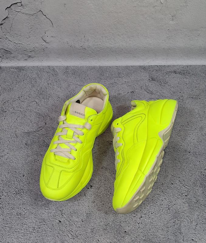 Кросівки gucci rhyton fluorescent neon yellow — ціна 5500 грн у ...