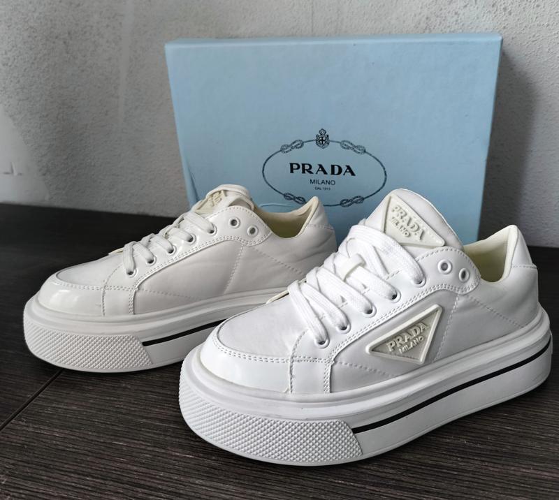 Кроссовки женские prada размер 36 — цена 2100 грн в каталоге