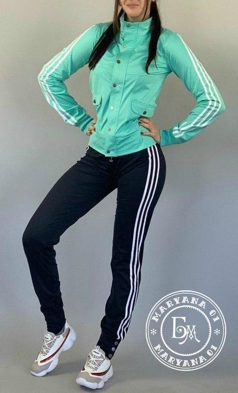 Женские спортивные костюмы adidas бирюза