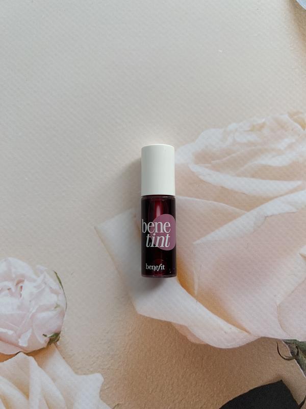 Тінт для губ та щік benefit benetint rose tinted lip & cheek stain mini ...