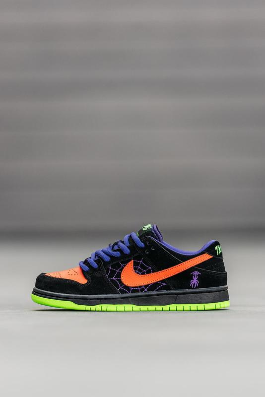Чоловічі кросівки nike sb dunk low night of mischief halloween
