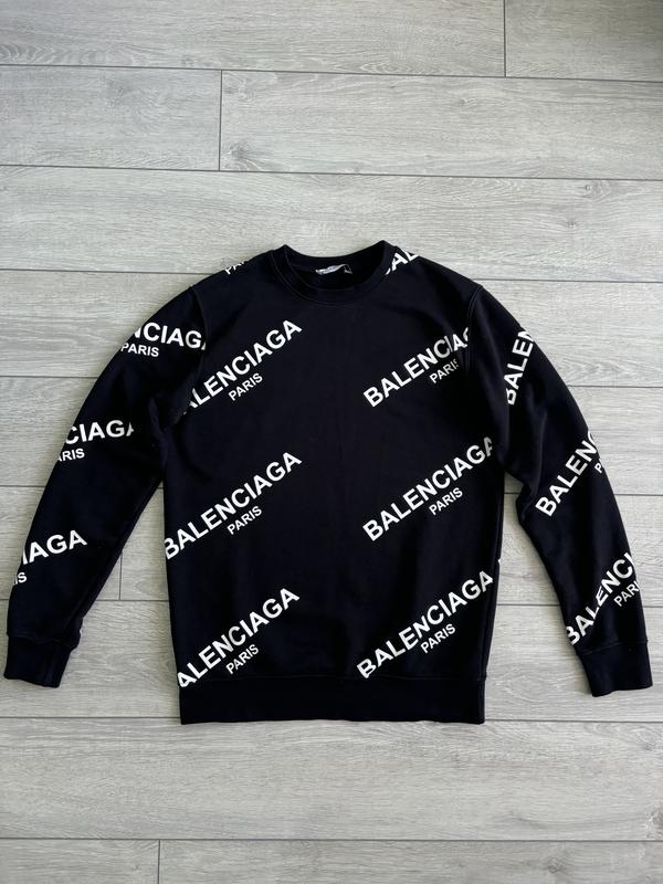 balenciaga  sports  paris  メンズ　ウェア　ニットウェ Свитшот баленсиага париж balenciaga paris s с размер черная кофта