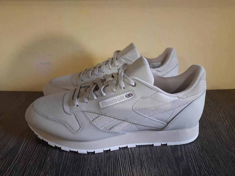 Кроссовки reebok classic leather mu beige (cn3868) 45,5(30 см) — цена 1840  грн в каталоге Кроссовки ✓ Купить мужские вещи по доступной цене на Шафе |  Украина #52310217