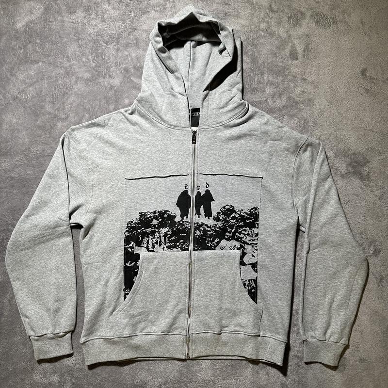 Зип худи erd samurai zip hoodie grey m l xl — цена 3250 грн в