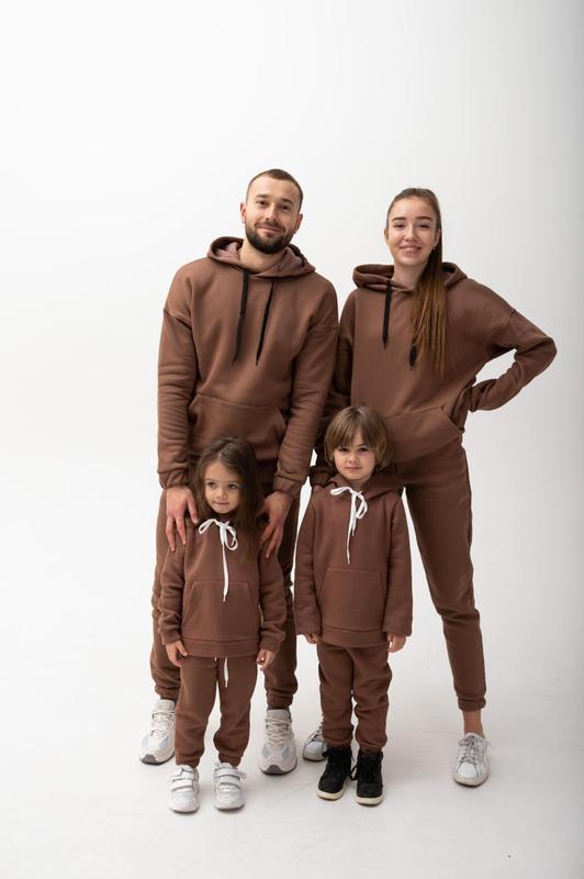 Спортивный костюм тёплый family look❄ — цена 3280 грн в каталоге Спортивные ✓ Купить товары для детей по доступной цене на Шафе