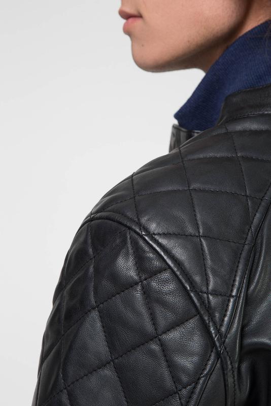 Pepe jeans мужская черная кожаная куртка eliseos — цена 5000 грн в каталоге  Куртки ✓ Купить мужские вещи по доступной цене на Шафе | Украина #52389651