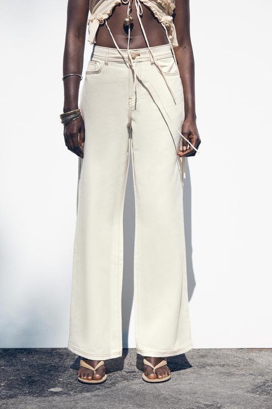 Джинсы z1975 wide leg high waist от zara — цена 1850 грн в