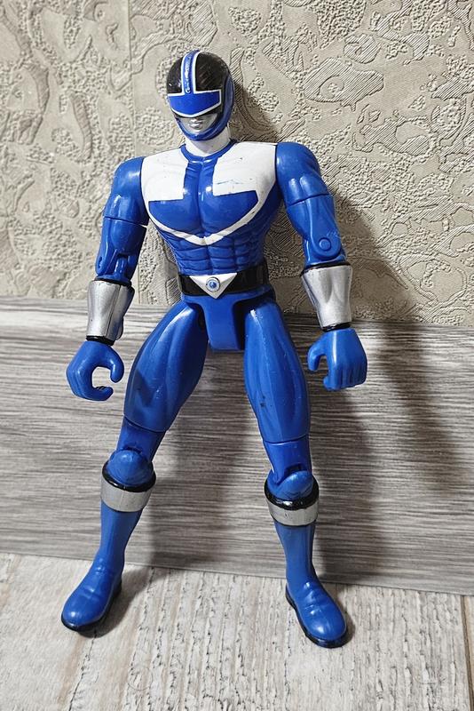 Фигурка bandai 2000р. power rangers time force blue tf fighter ranger ...