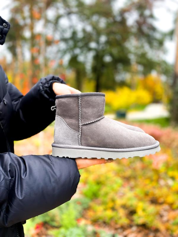 Grey classic uggs discount