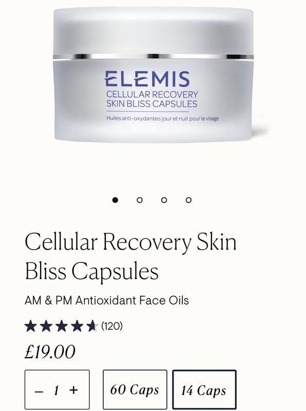 elemis bliss capsules 120