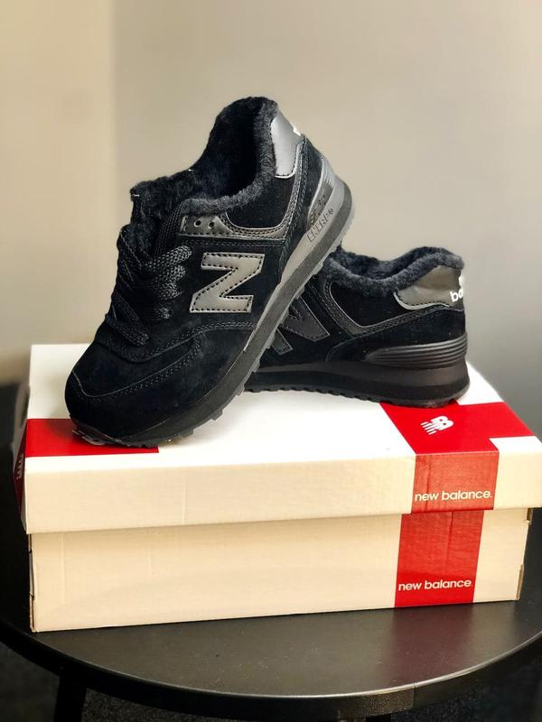 new balance 574 total black