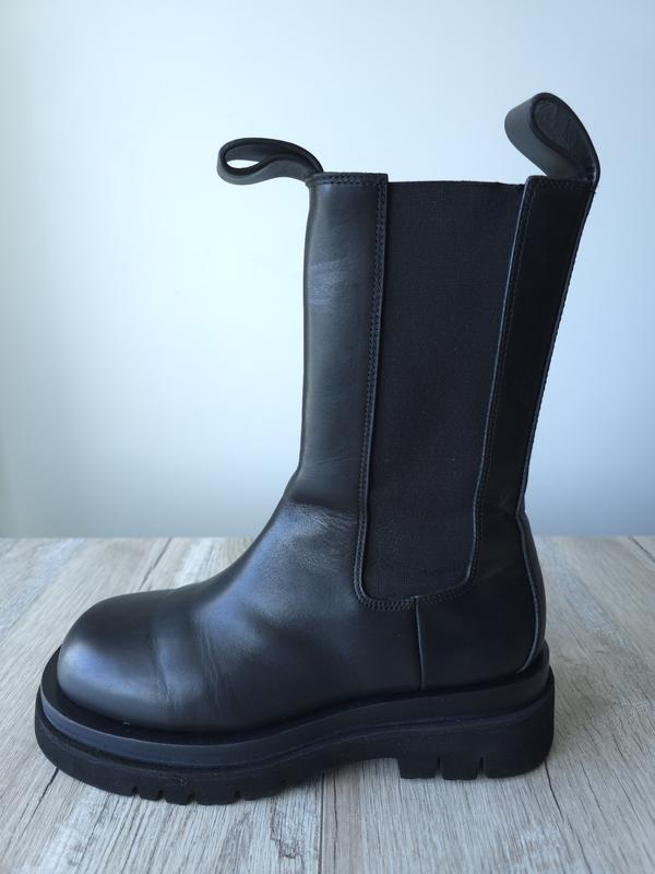 Ботинки премиального бренда bottega veneta lug chelsea boots