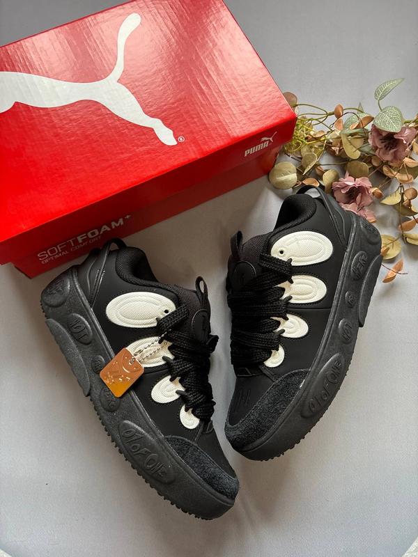 Кроссовки puma lamelo lafrance black white/пума лемело ля франце