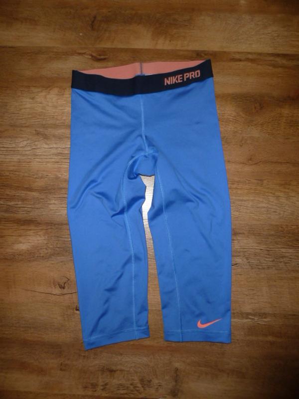 Nike pro спортивные лосины, капри найк про, р xs в отличном состоянии ...