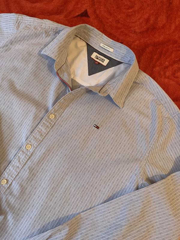 Мужская рубашка tommy hilfiger — цена 300 грн в каталоге Рубашки ✓ Купить  мужские вещи по доступной цене на Шафе | Украина #53476267