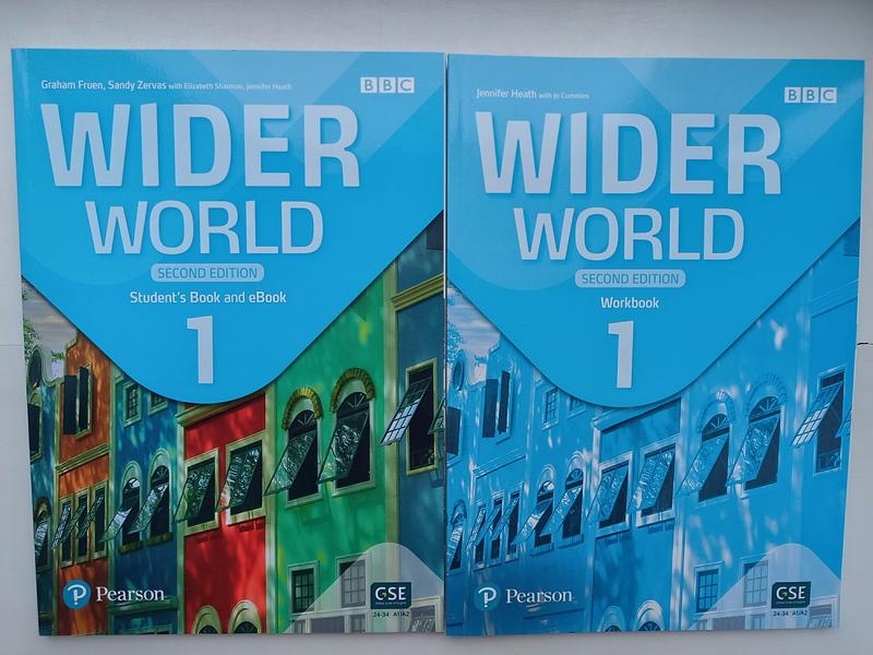 Комплект wider world 2nd edition 1 student book + workbook міжнародна ...