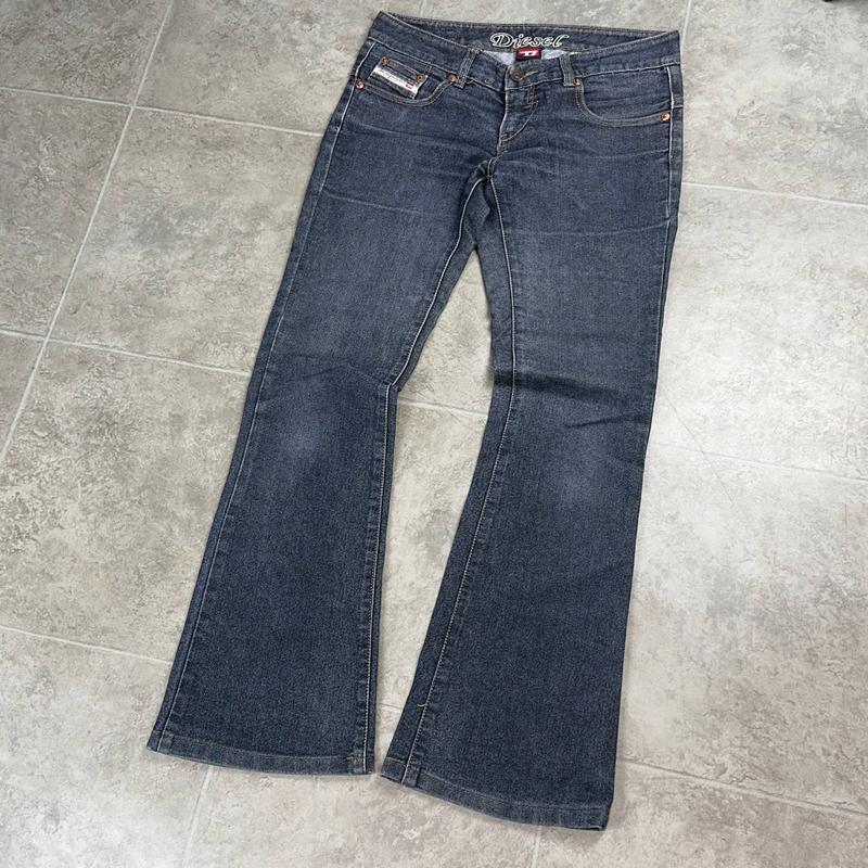 Vintage diesel flared y2k джинси штаны джинсы штани брюки скини
