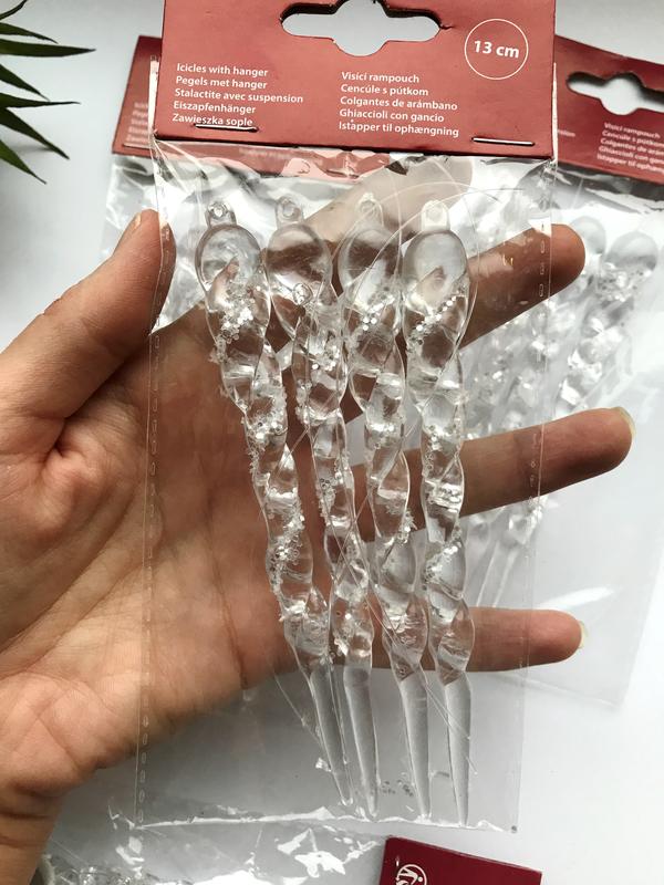 Купить Стеклянные Сосульки Новогодние