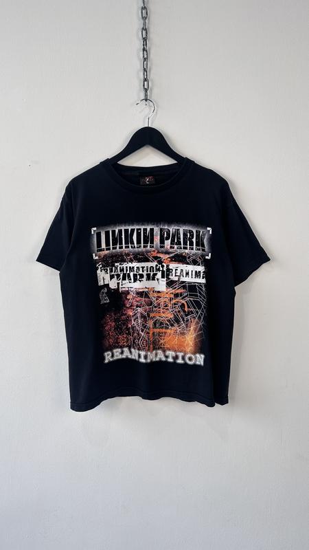 Футболка vintage linkin park reanimation t-shirt y2k grail thunder