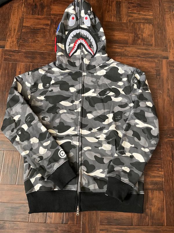 A bathing ape | bape | зіп худі/кофта акула-капюшон — купить в