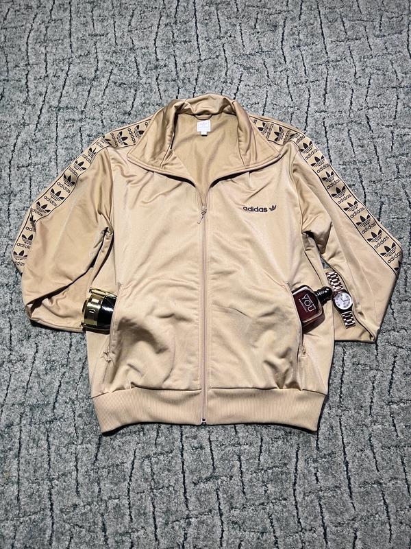 Вінтажна олімпійка adidas originals — золота (beige/gold) — розмір