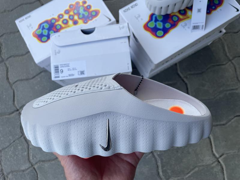 Дітячи та дорослі тапці nike mind 001 light grey 21,5cm-28cm