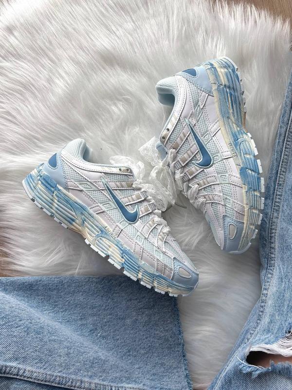 NIKEさまのページ Стильные женские кроссовки nike p-6000 rideliner custom blue